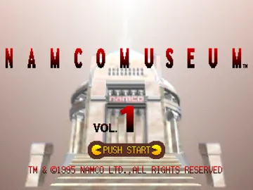 Namco Museum Vol. 1 (US) screen shot title